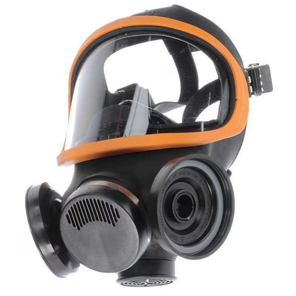 New MSA Ultra-Twin Full Face Mask Dual Filter, Adjustable Size Large